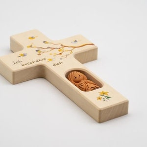 Gold children's cross - perfect baptism gift