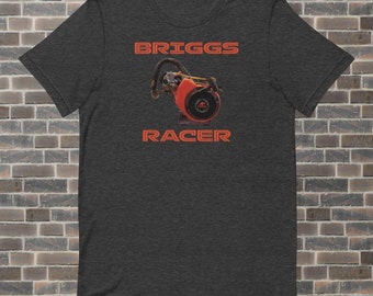 Adult Go Kart Racing T-Shirt Briggs