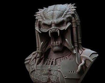 Predator 3D STL Model File, Predator High Quality STL File, Predator 3D Printable STL File