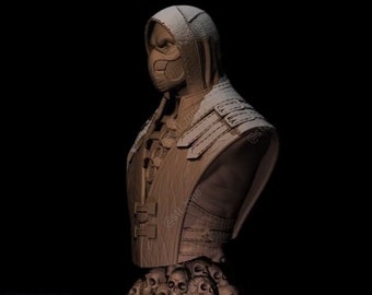 SubZero 3D STL Model File, SubZero High Quality STL File, SubZero 3D Printable STL File