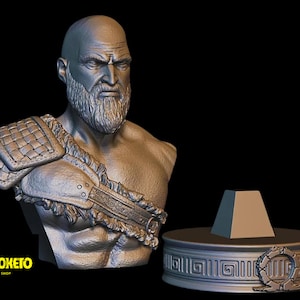 Kratos 3D STL Model File, Kratos High Quality STL File, Kratos 3D Printable STL File