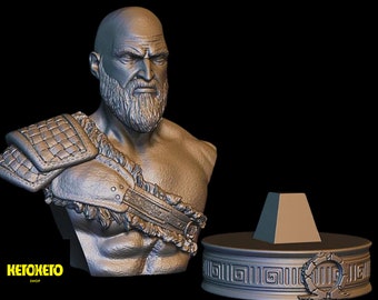 Kratos 3D STL Model File, Kratos High Quality STL File, Kratos 3D Printable STL File