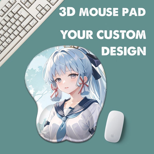 Personalized 3D Chest Mouse Pad - Customizable Desk Accessory Gift