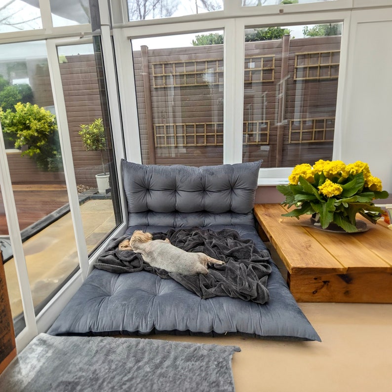 Large Seating Cushion Couch, Custom Floor Pillow, Floor Sofa, Daybed