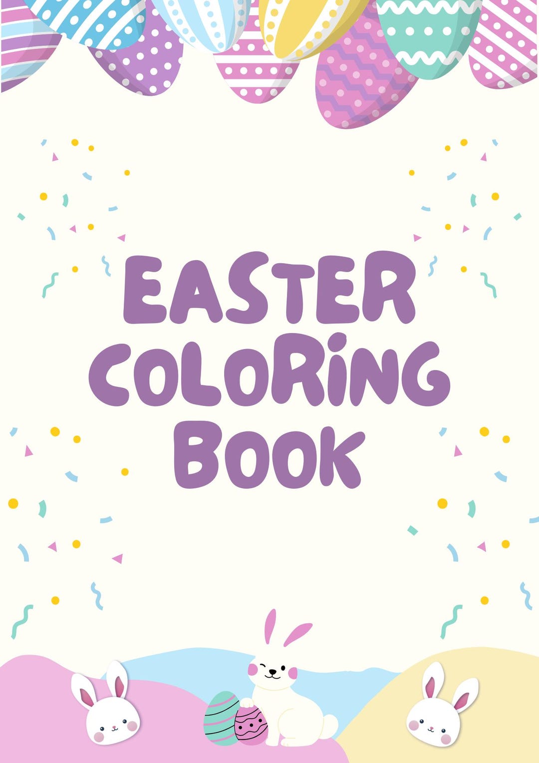 Easter Coloring Book | Digital Download PDF - Etsy