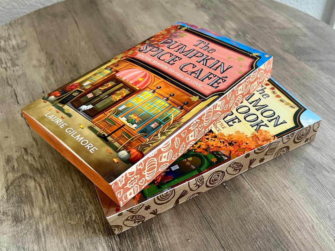 Sprayed Edges - the Pumpkin Spice Cafe and the Cinnamon Bun Book Store