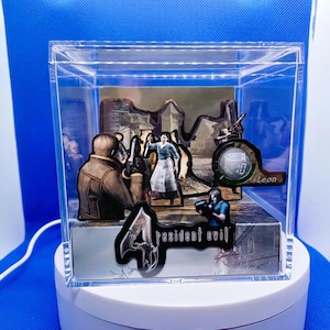 Resident Evil 4 Diorama: Handmade 3D Shadow Box Memorabilia