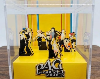 Persona 4 3D Diorama, Personalised Handmade Shadow Box, Display Desk Memorabilia Cube