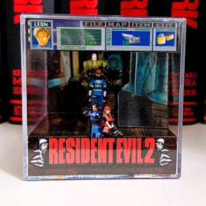 Resident Evil 2 3D Diorama, Gaming Memorabilia, Collector&#39;s