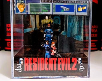 Resident Evil 2 3D Diorama, Gaming Memorabilia, Collector&#39;s
