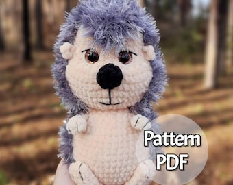 Hedgehog Crochet Pattern – Amigurumi Doll Toy (PDF Pattern)