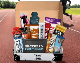 Runners Gift Box - Marathon Gift Hamper, Ideal for all Athletes, Cycling, Running, Swimming Selection Box. Perfect Gift for Him or Her!