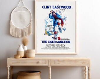 アイガー  サンクション  ポスター。 The Eiger Sanction Movie Poster Print (11 x 17) - Item