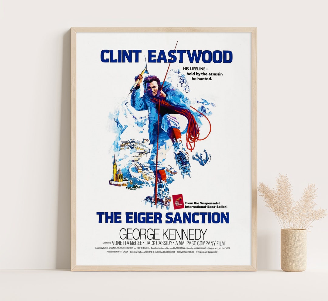 The Eiger Sanction Movie Poster by Frank Mccarthy, 1975
