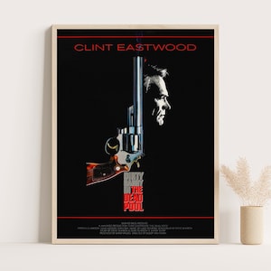 Clint Eastwood &#39;Dirty Harry&#39; Movie Poster: Vintage Wall Art Print