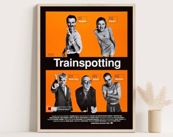 Trainspotting 1998 V Danny Boyle Japanese Mini Poster Chirashi