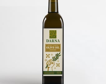Aceite de oliva palestino premium: aceite de oliva virgen extra, recolectado a mano y de estilo rural, de Wadi Fukin/Darna.