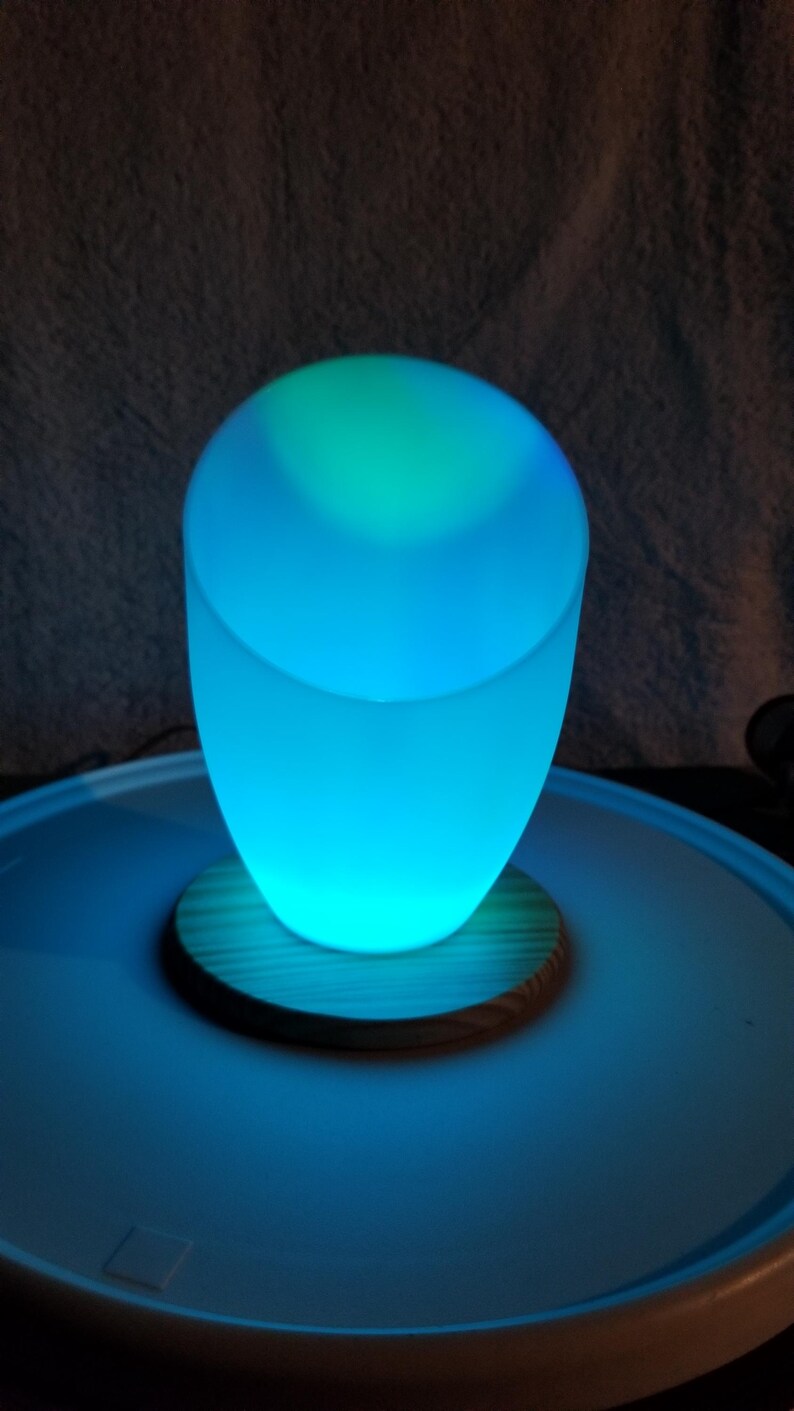Handcrafted Color Changing LED Night Light – Unique Ambient Lamp ...