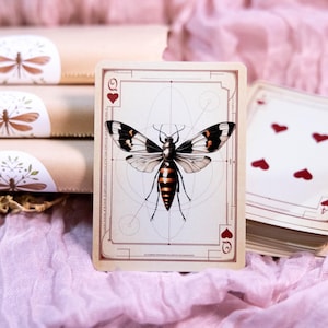 Vintage Insect Playing Cards – Illustrated Bug Poker Deck – Custom Card Set for Collectors & Gifts