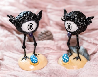 Tallbird peint à la main et imprimé en 3D - Objet de collection Don't Starve