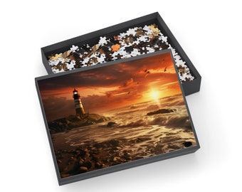 Sunset Lighthouse Puzzle