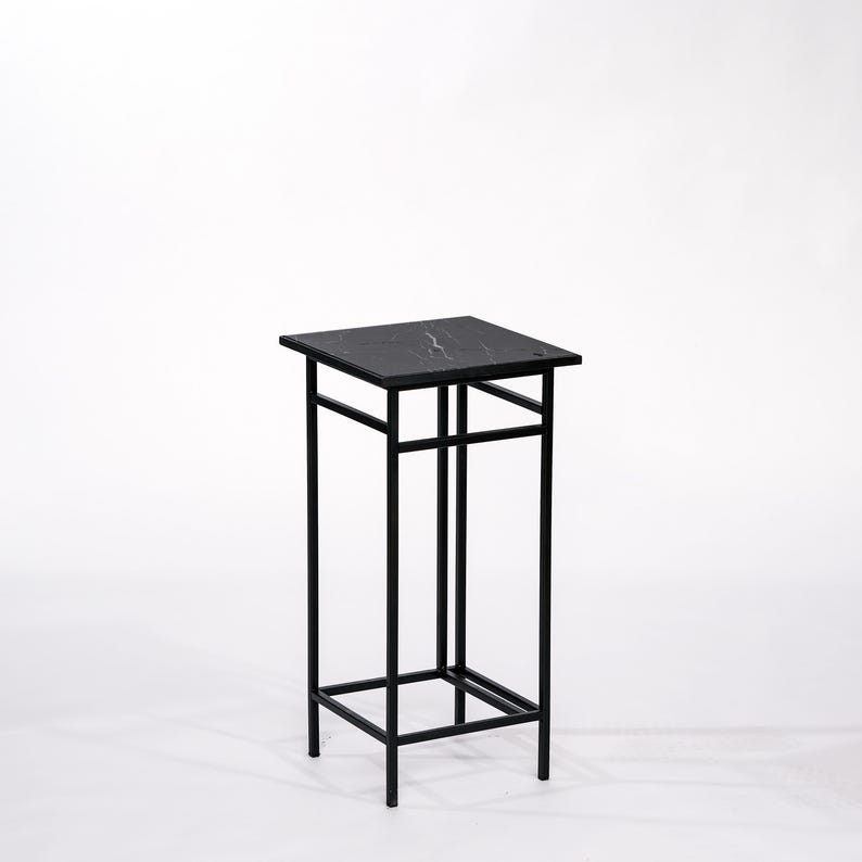 Style 1 with Natural Black Marble Top.