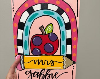 Hand Painted Clipboard