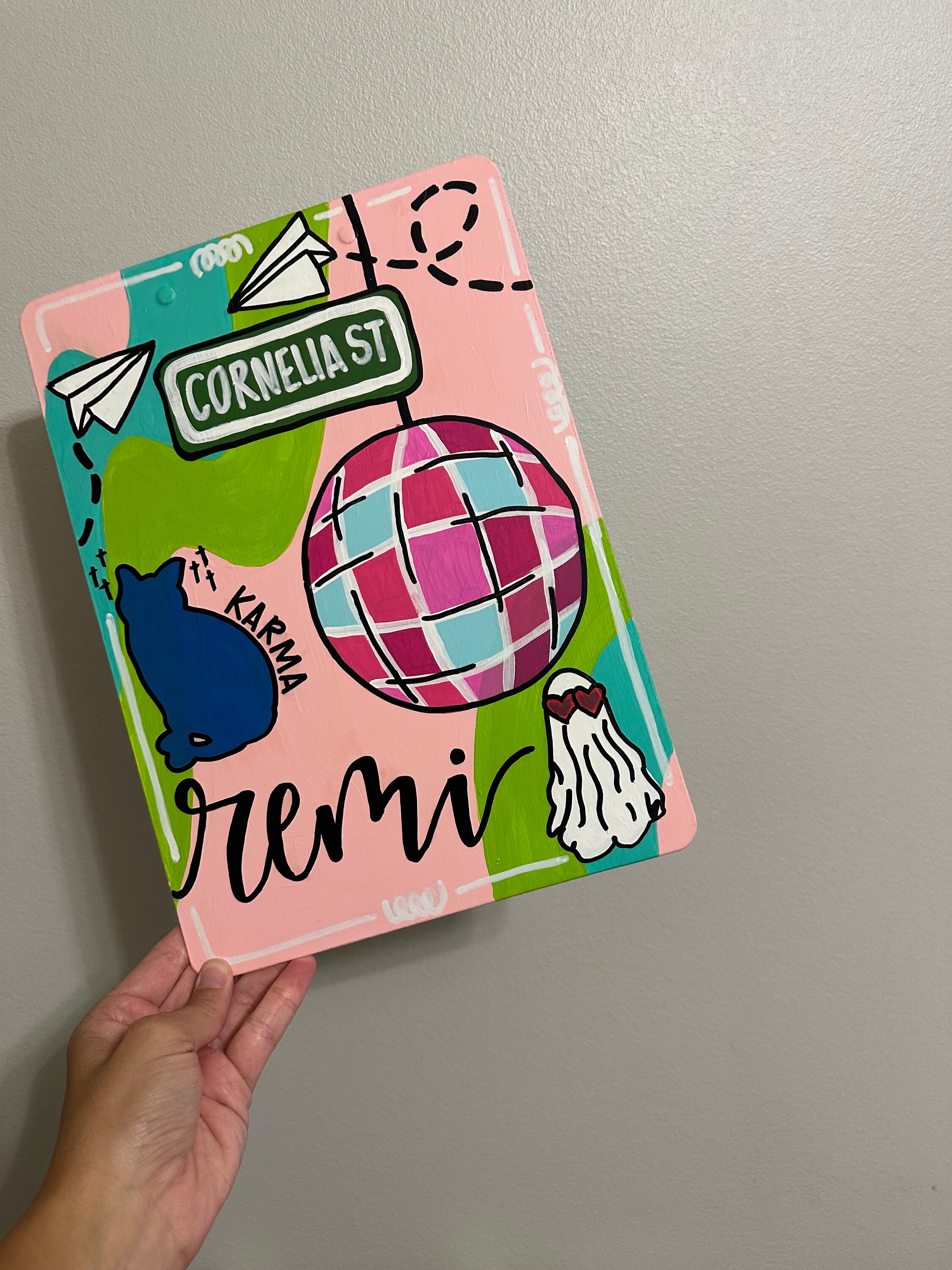 Painted Clipboard - Taylor Swift - Etsy