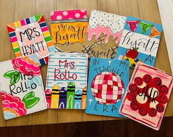 Hand Painted Clipboard - end of the year / back to school gift