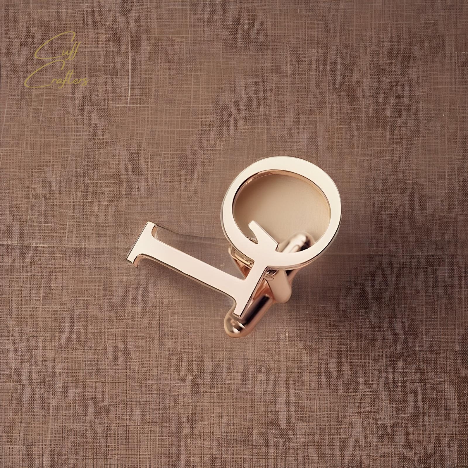 Custom Cufflinks, Initial Cuff Links, Groomsmen Gifts, Groom Wedding