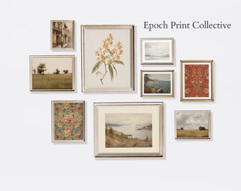 Vintage Gallery Wall Art Set | Antique Prints Warm Aesthetic Decor Digital | Printable Download | Epoch Print Collective