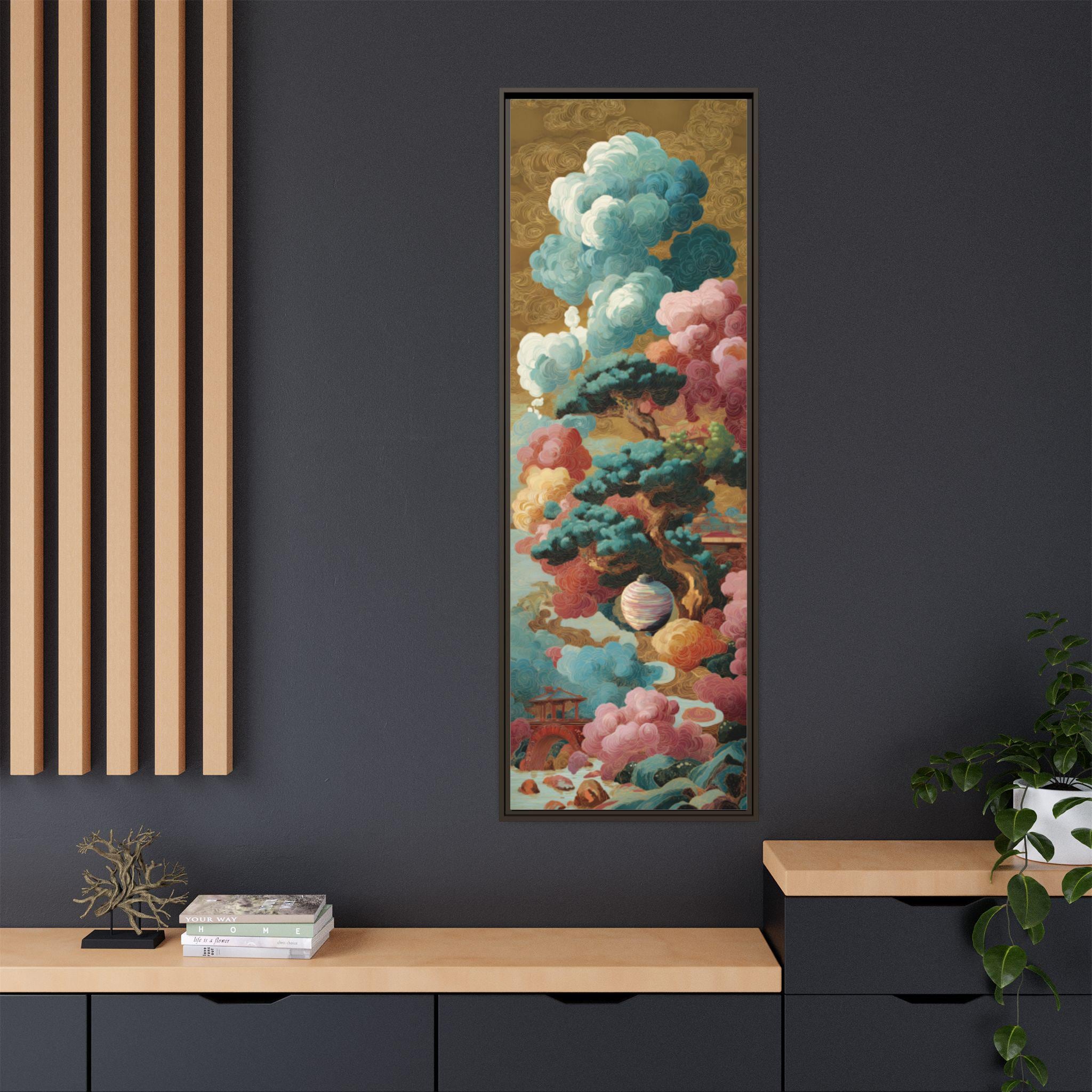 12x36 Art Vertical Floral - Etsy