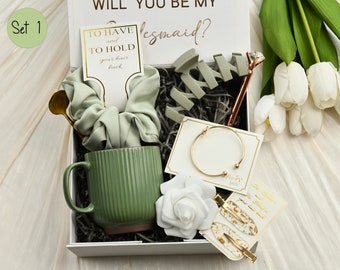 Personalized Bridesmaid Proposal Box,Bridesmaid Gift Box Set, Will You Be My Bridesmaid,Bridal Shower Box,Bridesmaid Gift Idea.