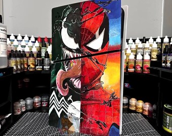 Playstation 5 faceplate shell spider-man 2 venom placche ps5