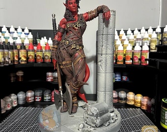 Karlach - Baldur’s Gate 3 diorama figure 8k action figure in resin