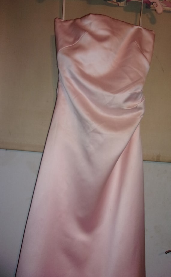 Vintage Vera Wang Strapless Evening Gown,Prom Dres