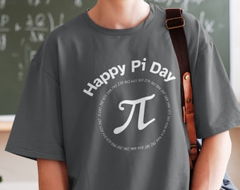 Pi Day shirt wiskunde T-shirt met korte mouwen wiskunde grap leraar cadeau shirt leraar grappig cadeau tee nerd shirt wiskunde leraar leven tee STEM tshirt B