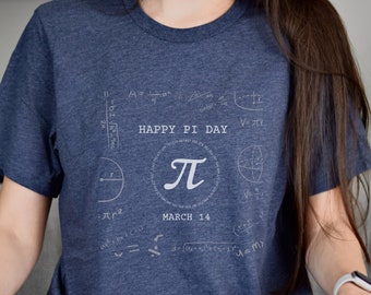 Pi Day shirt wiskunde T-shirt met korte mouwen wiskunde grap leraar cadeau shirt leraar grappig cadeau tee nerd shirt wiskunde leraar leven tee STEM tshirt C