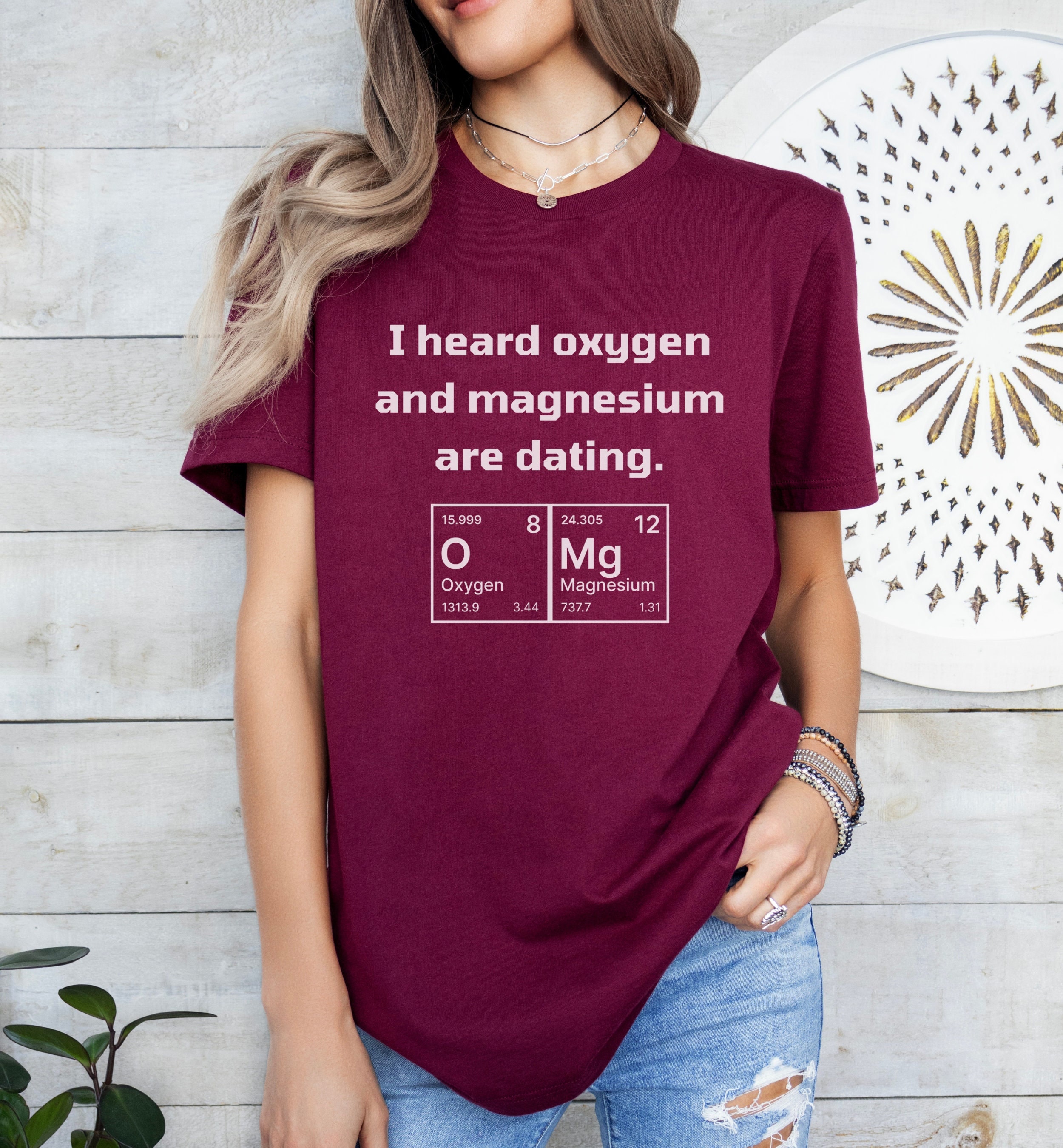 Omg Chemistry Pun Short Sleeved Tshirt Chemical Humor Tee Science