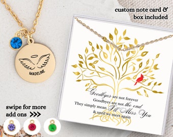 Sympathy Necklace, Loss of a Loved One Jewelry, Bereavement Gift
