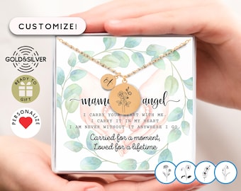 Miscarriage Necklace, Sympathy Gift for Loss of Baby, Baby Memorial Gift, Mama to an angel, Remembrance Baby Necklace Pregnancy Loss Jewelry