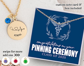 Pinning Ceremony Necklace, Pinning Ceremony Gift, Jewelry for Nurse Pinning Ceremony, Nursing Graduation Pinning Ceremony, Nurse School 2024