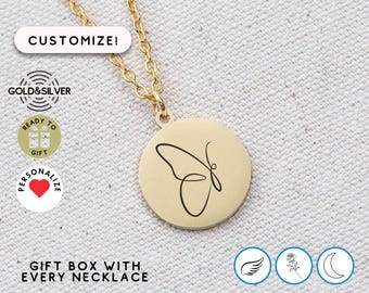 Sympathy Necklace: Custom Memorial Jewelry, Comfort Necklace Gift