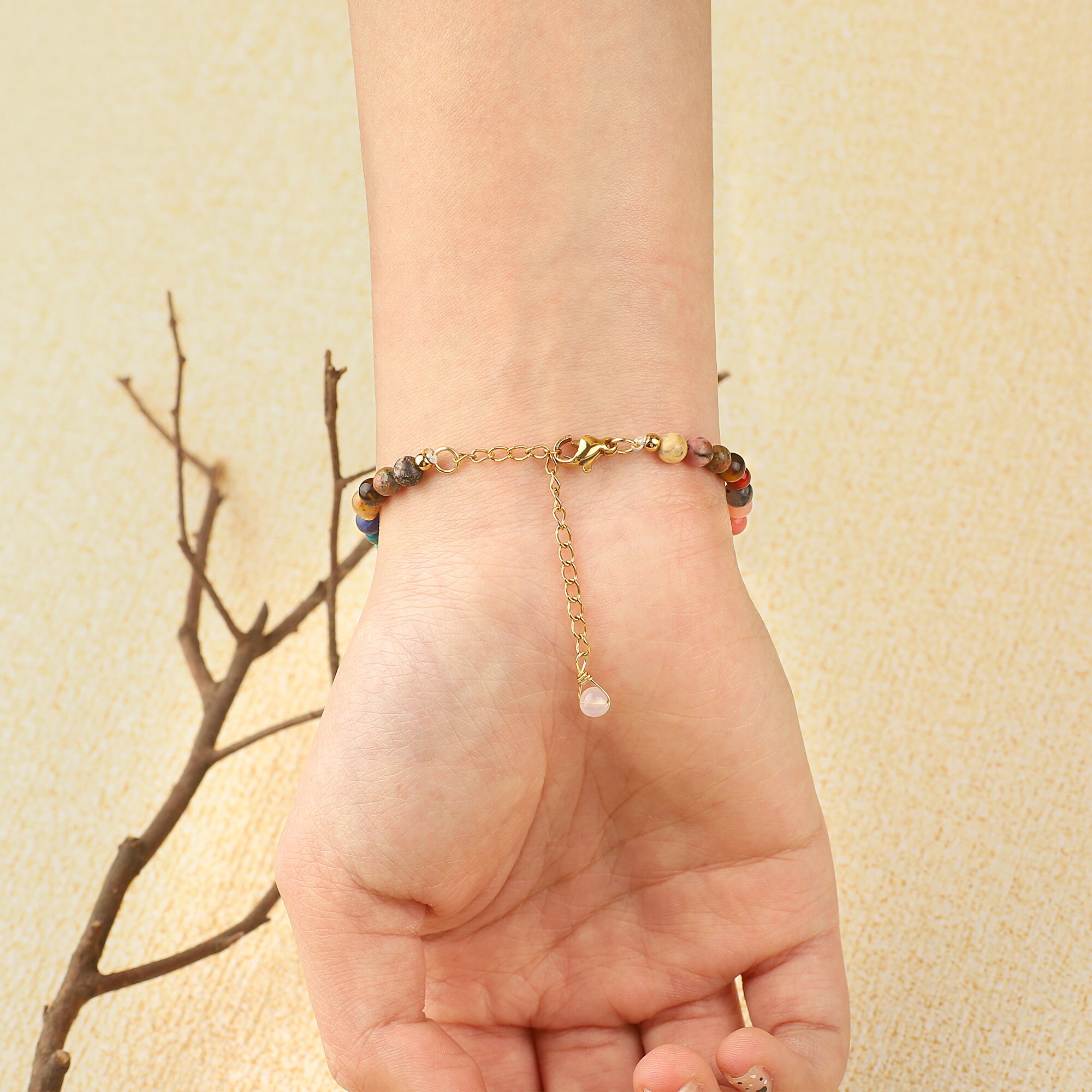 Master Healer 4mm Healing Bracelet, 925 Sterling Silver Bracelet