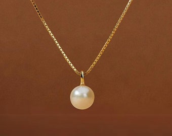 925 Sterling Zilver sierlijke parelketting, minimalistische parelketting, eenvoudige parelketting, gouden ketting, bruidsmeisje cadeau, Valentijnsdag geschenk