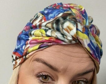 Cancer Headwear Foulard Bonnet Bonnet Doublé de satin doux