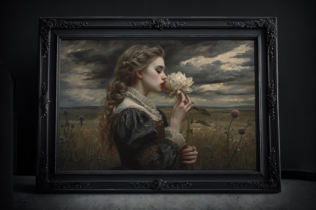 Moody – Poster d'art vintage victorien – Impression magique de l'académie sombre – Art mural fantasmagique, sorcière Moody – Poster d'art vintage victorien – Impression magique de l'académie sombre – Art mural fantasmagique, sorcière