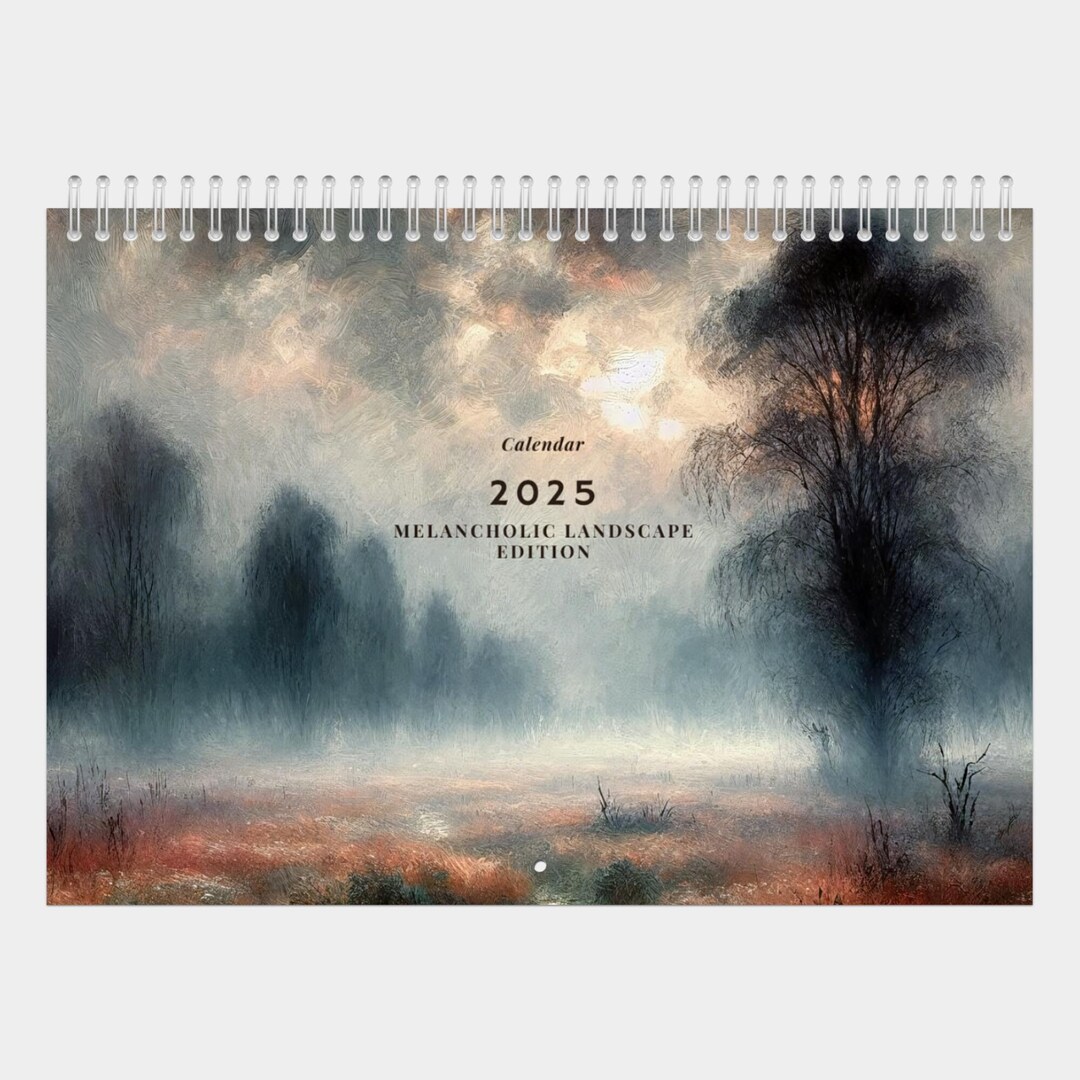 Melancholic Nature Calendar 2025 Landscape Paintings Cottagecore Oil Il 1080xN.6463232806 Rv24