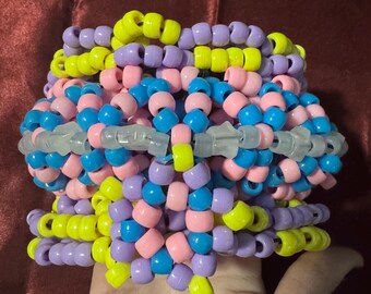 multicolor kandi cuff!