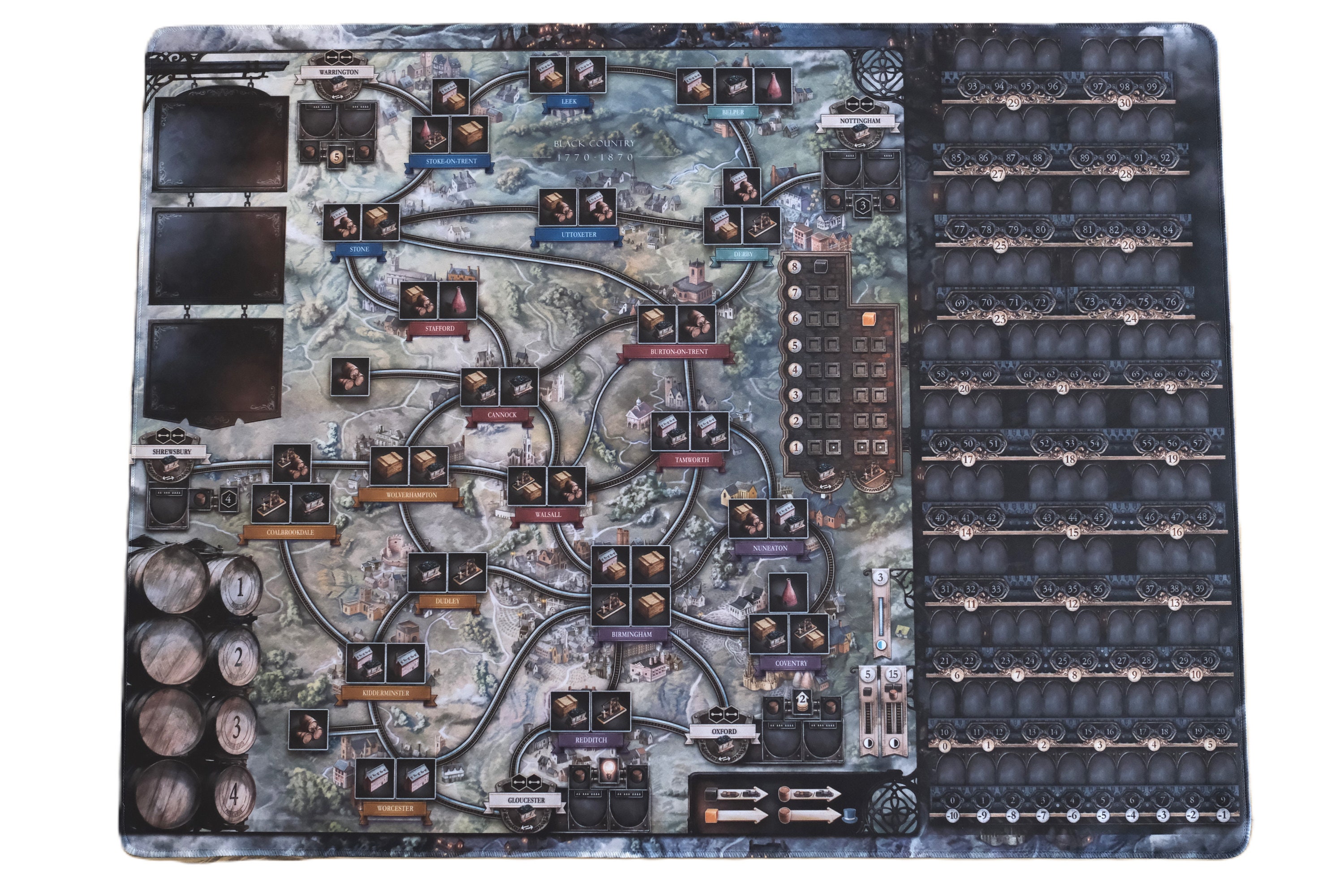 Brass Birmingham Upgrade Playmat Etsy
